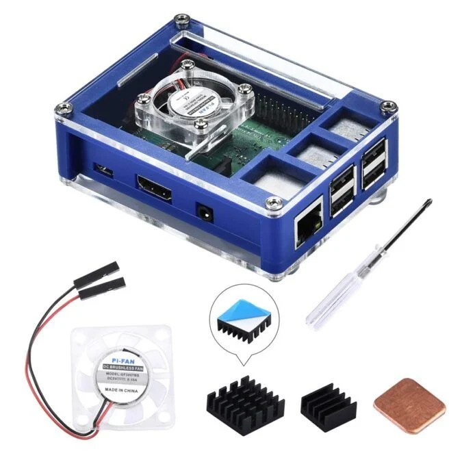 Caja con ventilador silencioso