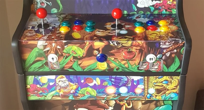 montar maquina arcade poniendo u molding