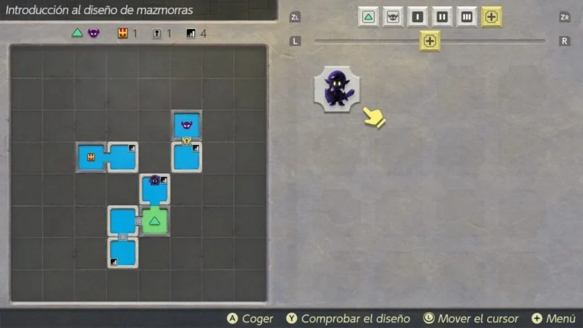 diseñar mazmorras link's awakening