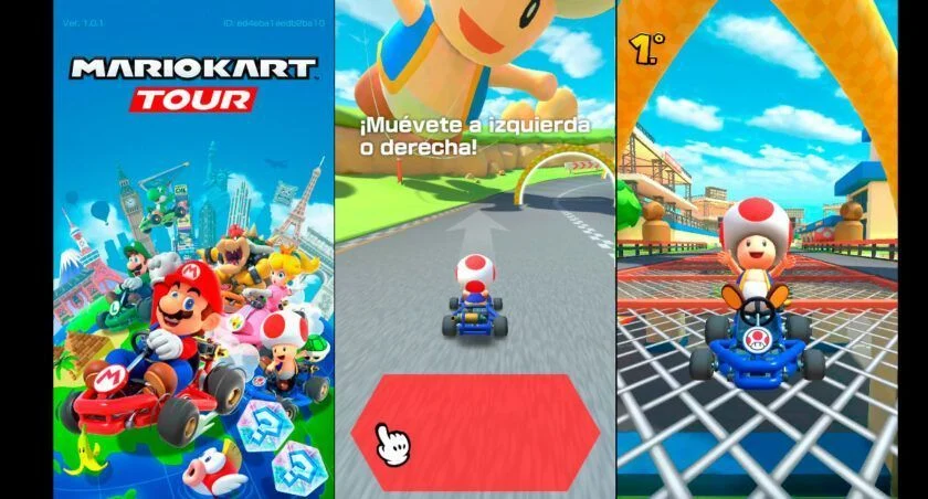 impresiones mario kart tour android