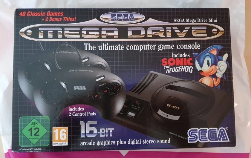 sega mega drive mini unboxing