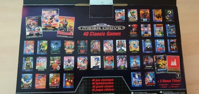 catálogo de juegos sega mega drive mini