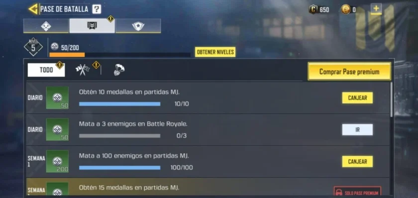 temporadas call of duty mobile