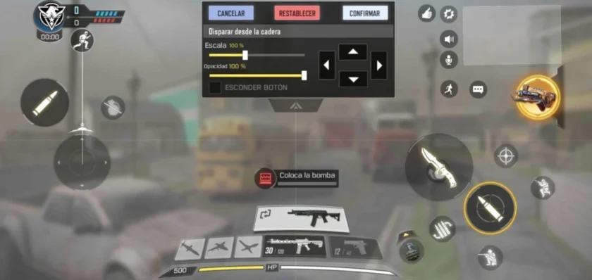 personalizar controles call of duty mobile