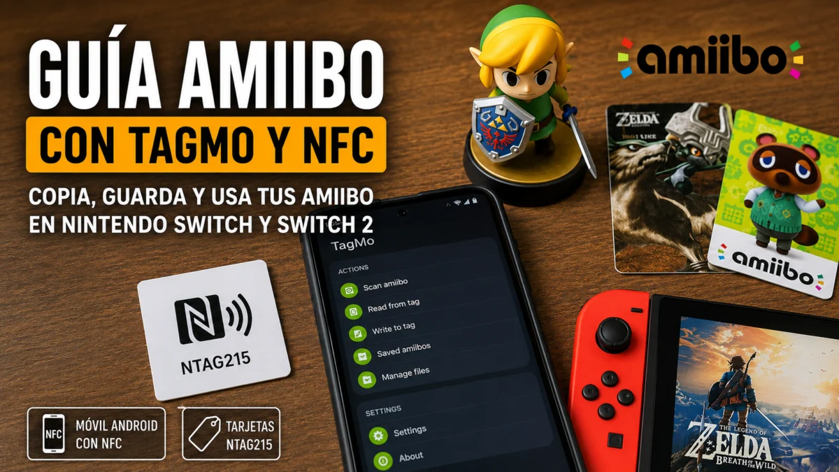 copiar amiibo con NFC y tagmo