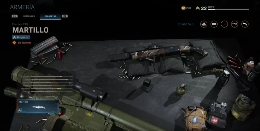 blueprint martillo modern warfare beta escopeta