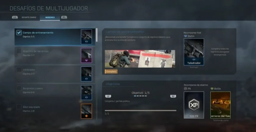 conseguir proyectos modern warfare