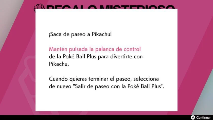 sacar a pikachu de paseo pokémon espada y escudo