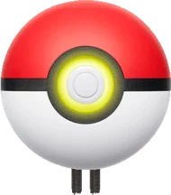 poké ball plus luz amarilla