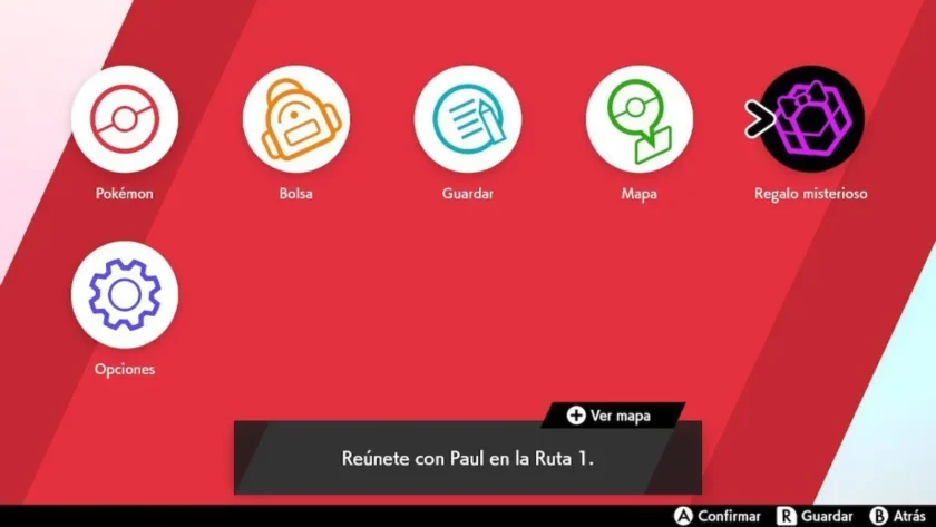 regalo misterioso opciones pokémon espada y escudo