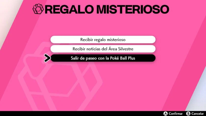 salir de paseo con la poké ball plus pokémon espada