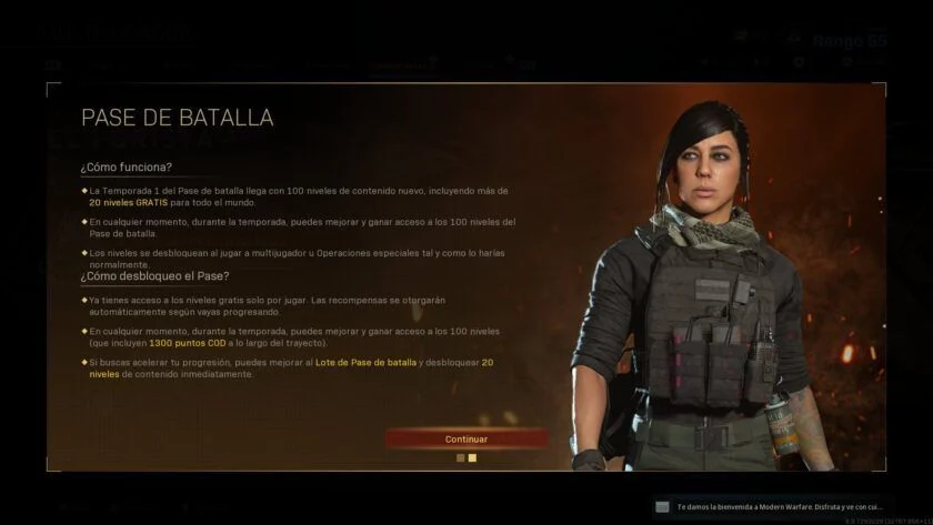 pase de batalla modern warfare