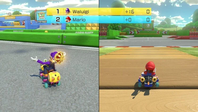 Monedas en Circuito de Batalla 1 de Mario Kart 8 Deluxe