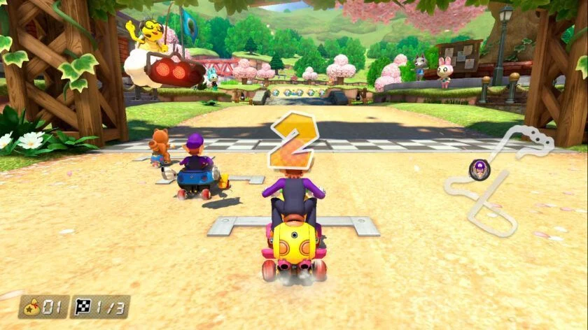 Turbo de salida en Mario Kart 8 Deluxe