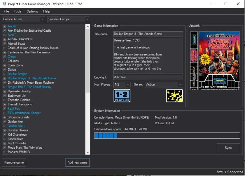 añadir juegos sega mega drive mini