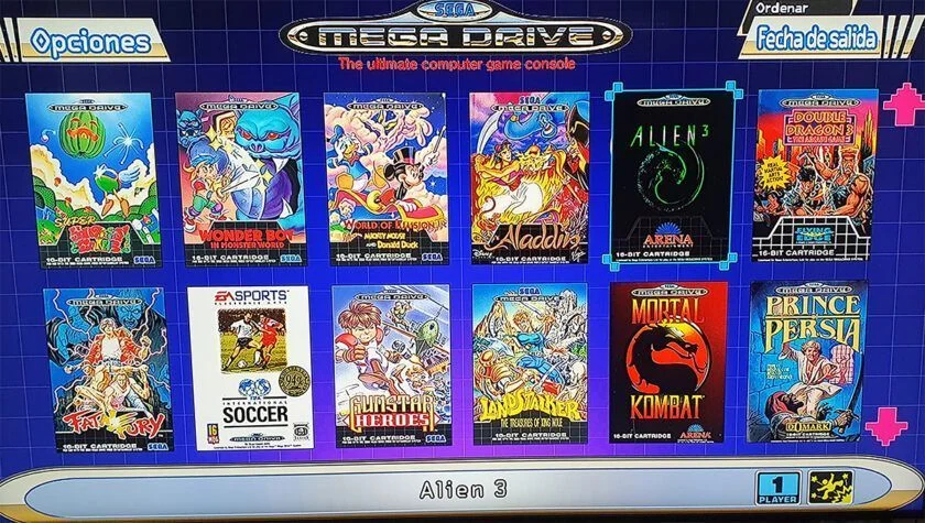 agregar juegos mega drive mini