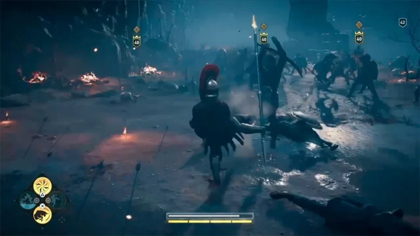esto es esparta leónidas patada assassins creed odyssey