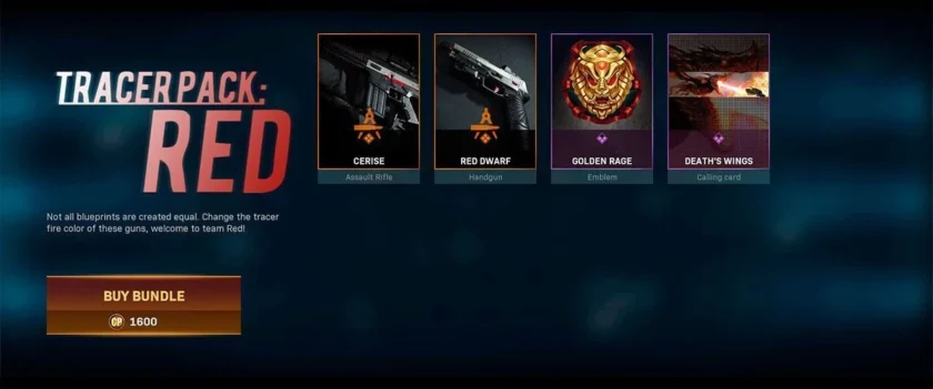 balas de colores rojo modern warfare