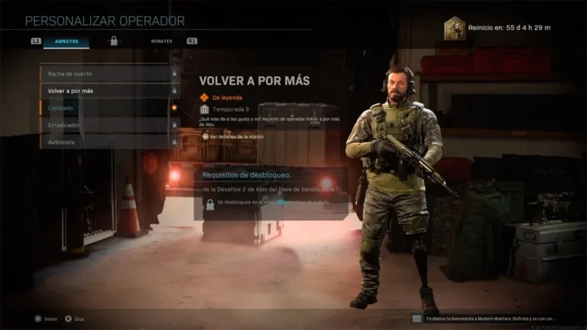 como conseguir a alex operador modern warfare