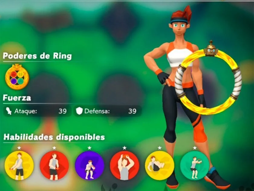 Poderes del anillo ring en ringfit switch