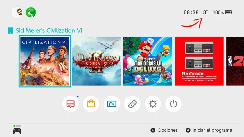 conectar nintendo switch cable
