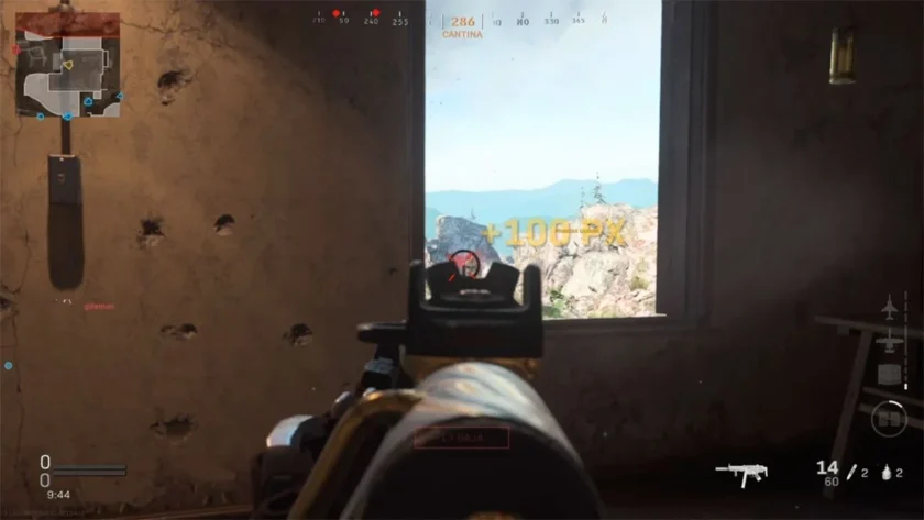 mp5 media larga distancia modern warfare