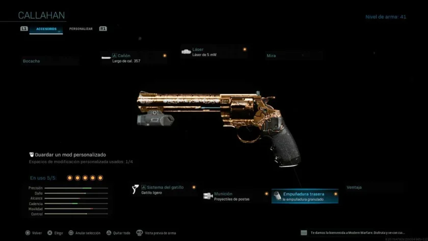 clase 357 modern warfare