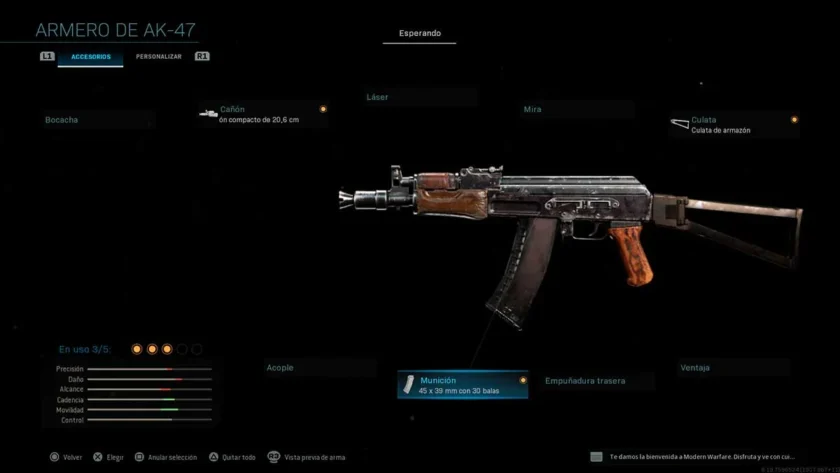 ak74u armas secretas modern warfare