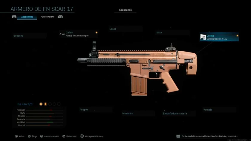 fn scar h armas secretas modern warfare