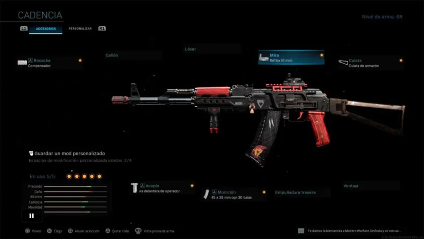mejor clase ak47 modern warfare oso negro