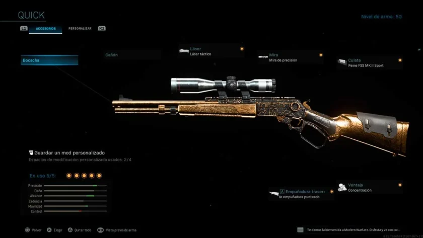 clase quickscope mk2 modern warfare