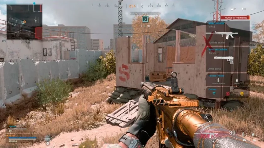 Selección de ventajas para una clase personalizada del Warzone clásico