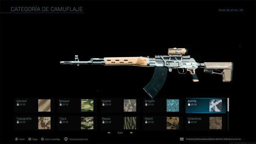 damasco fácil modern warfare fusiles de precisión