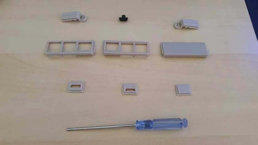 contenido caja PiBoy DMG portátil retro