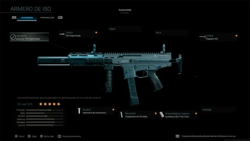 subfusil iso temporada 5