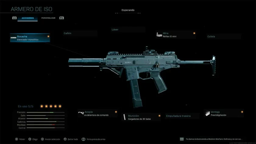 mejor clase iso modern warfare