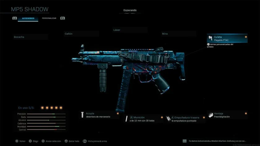 clase mp5 CDL competitiva