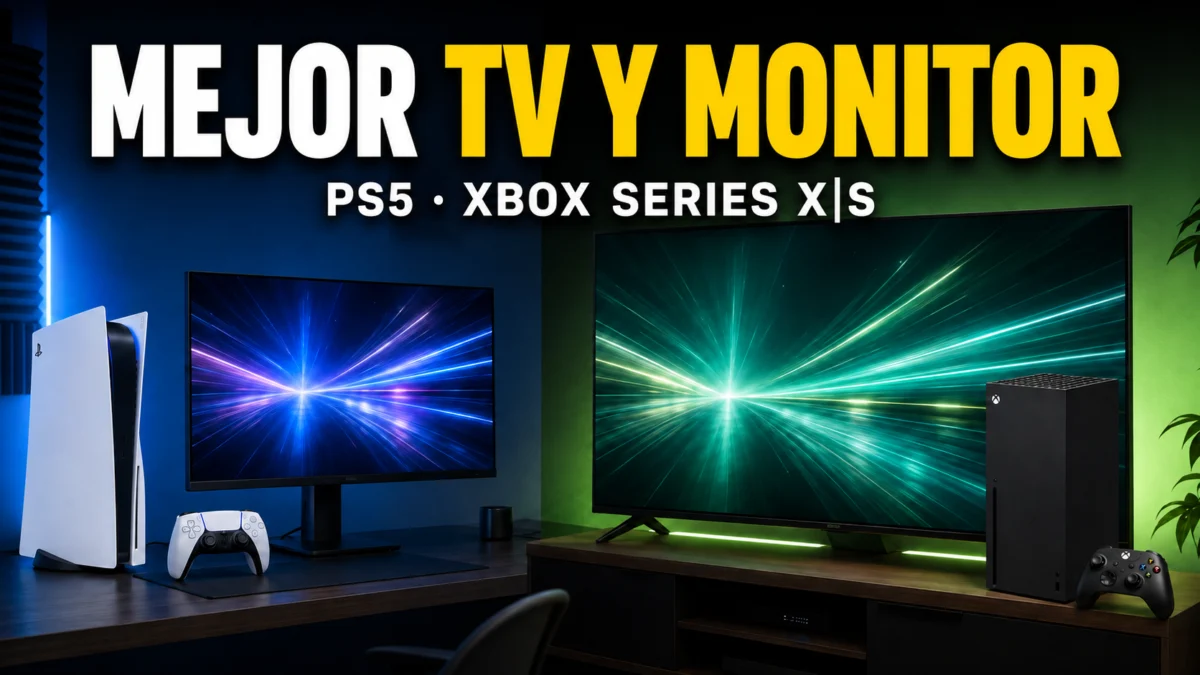 mejor tv y monitor para playstation 5 y xbox series x