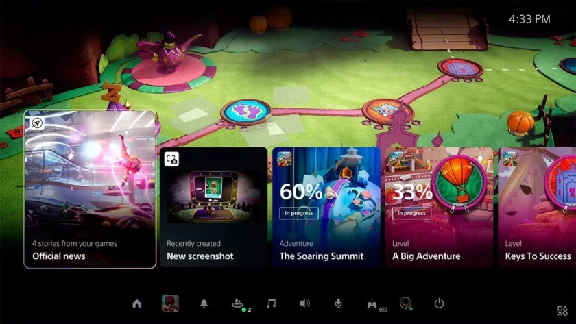 tarjetas experiencia de usuario playstation 5
