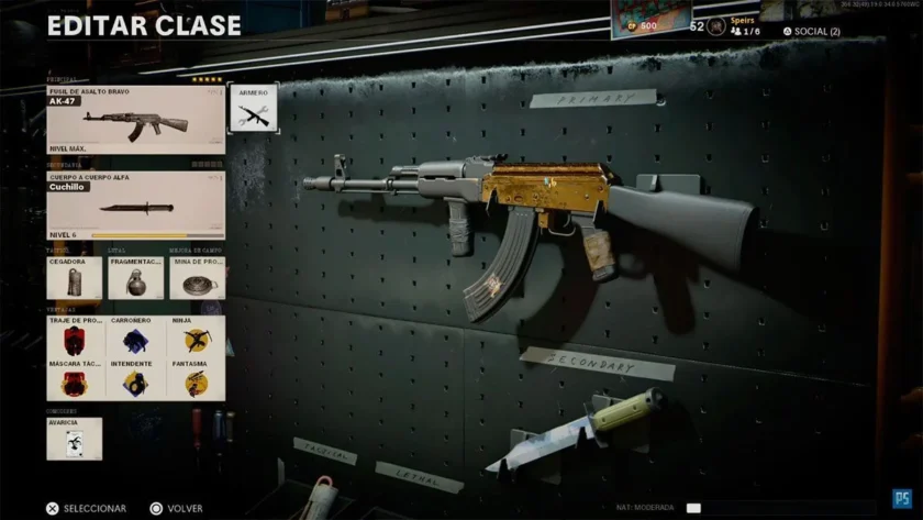 mejor clase ak47 black ops cold war dorado