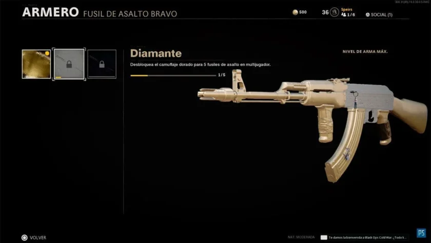 camuflaje cold war diamante