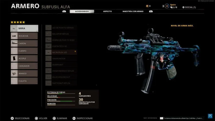 mejor clase mp5 en black ops cold war