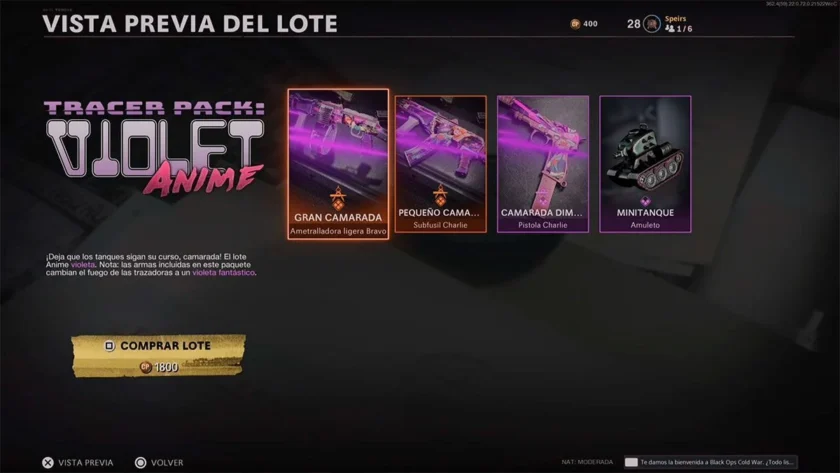 bundle violet cold war tracer pack
