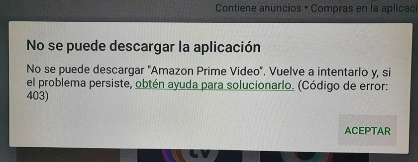 error 403 google play