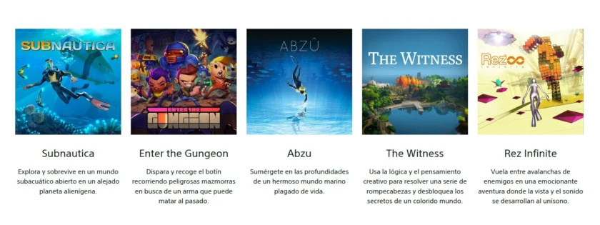 subnautica enter the gungeon abzu the witness rez infinite