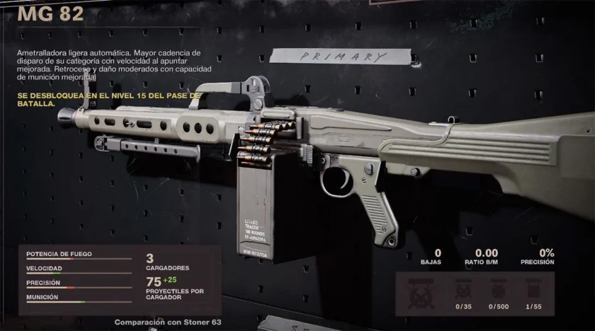 mejor clase MG 82 call of duty Black ops Cold War