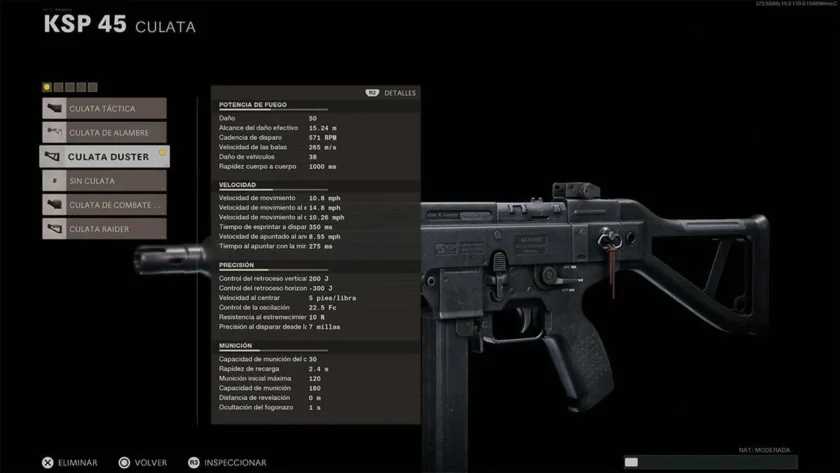 mejor clase KSP45 call of duty black ops cold war