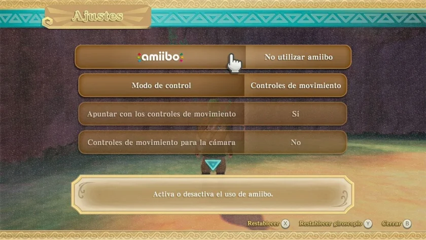 activar amiibo skyward sword