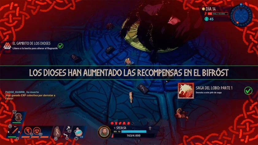 Ruta para enfrentarse a Fenrir en Tribes of Midgard