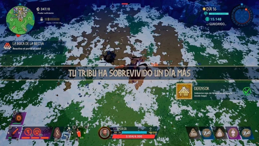 Sobrevivir al Fimbulvetr para desbloquear al Defensor en Tribes of Midgard